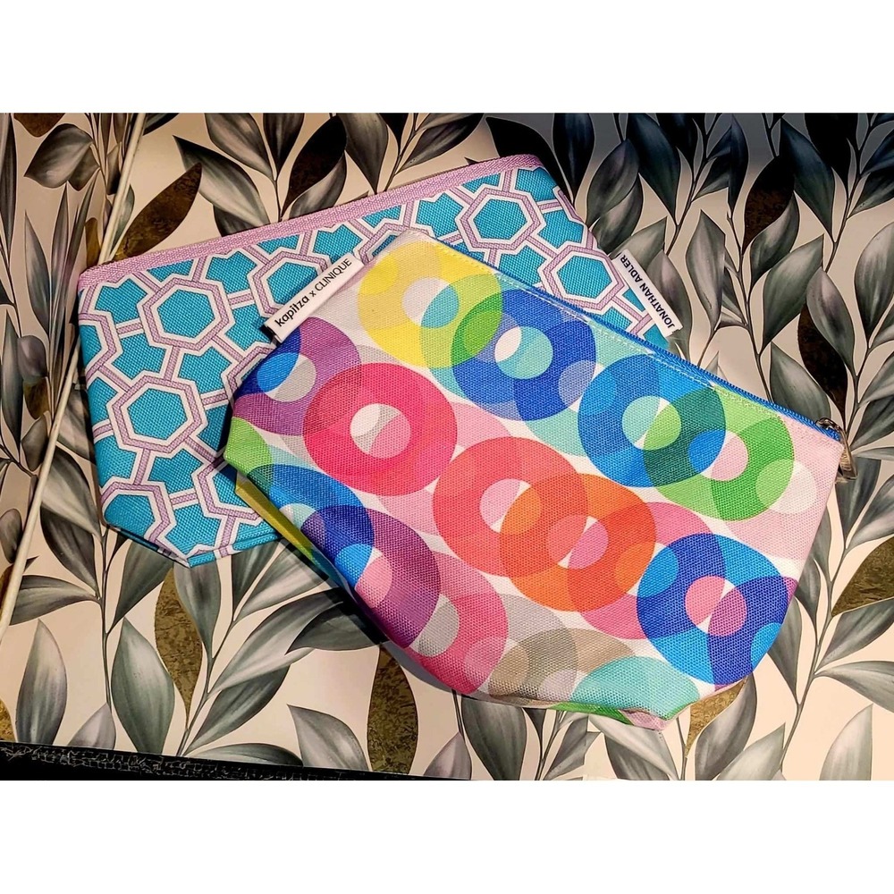 *RESCUE ANIMAL FUNDRAISER*Cosmetic Bags Bundle Clinique/Kapitza x Jonathan Adler